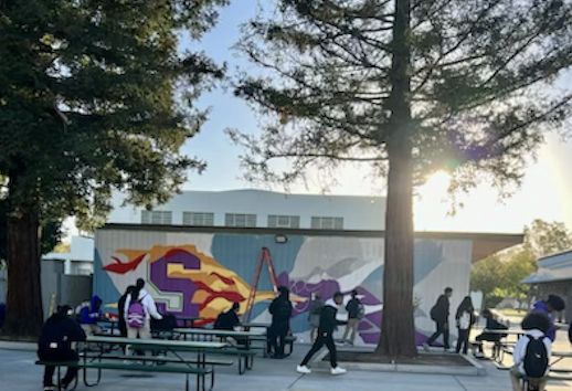 Sac High Students Paint Mural and Raise Money for Cancer Research